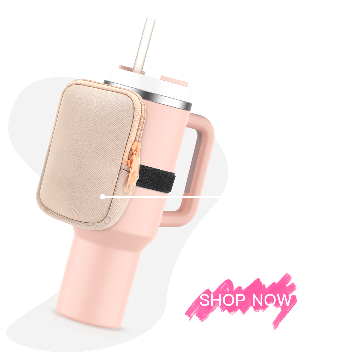 pink Cup hold image